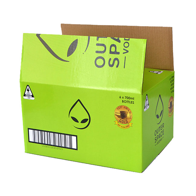 Color Print 24 Pack Beer Corrugated Paper Box