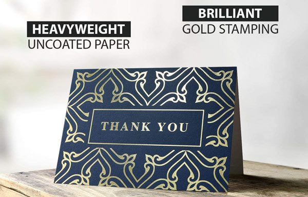 hot stamping thank you cards