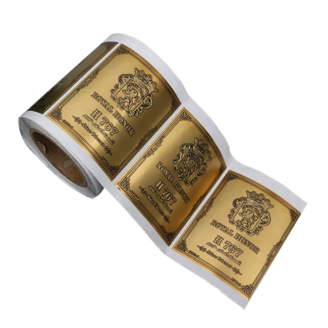 Luxury Metal Aluminum Wine Labels