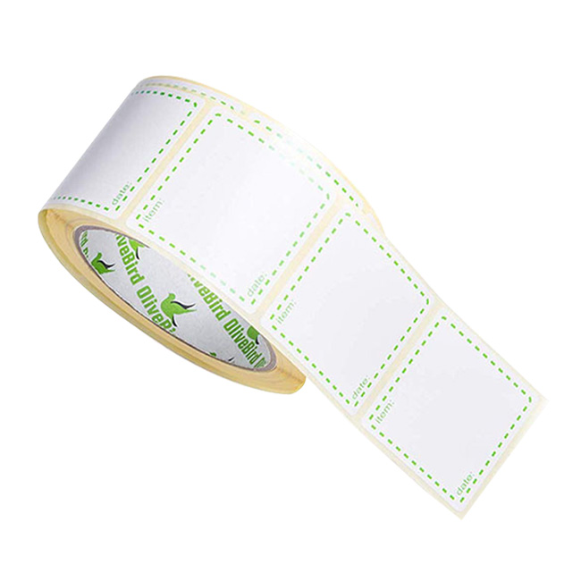 Freeze Food Removable Paper Labels