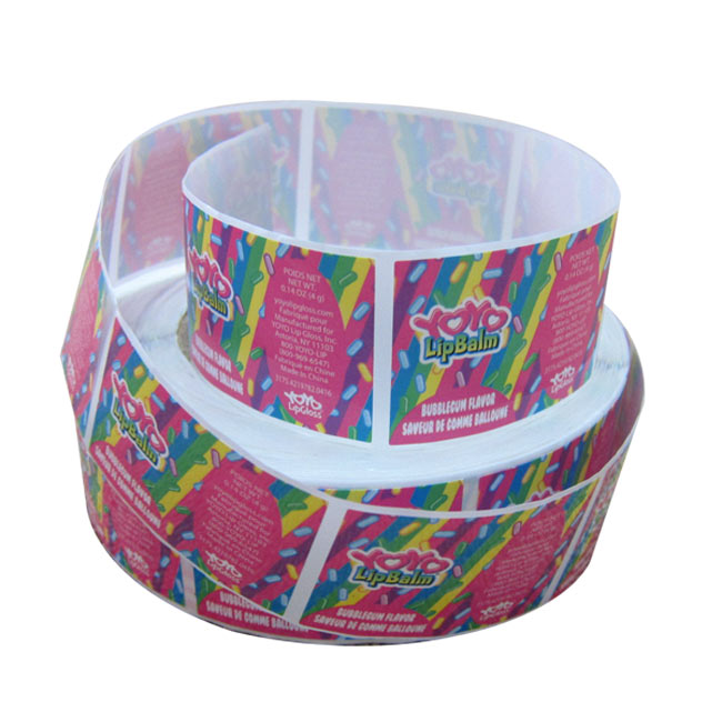 Color Printing Rolled PVC Label Bottle Sticker