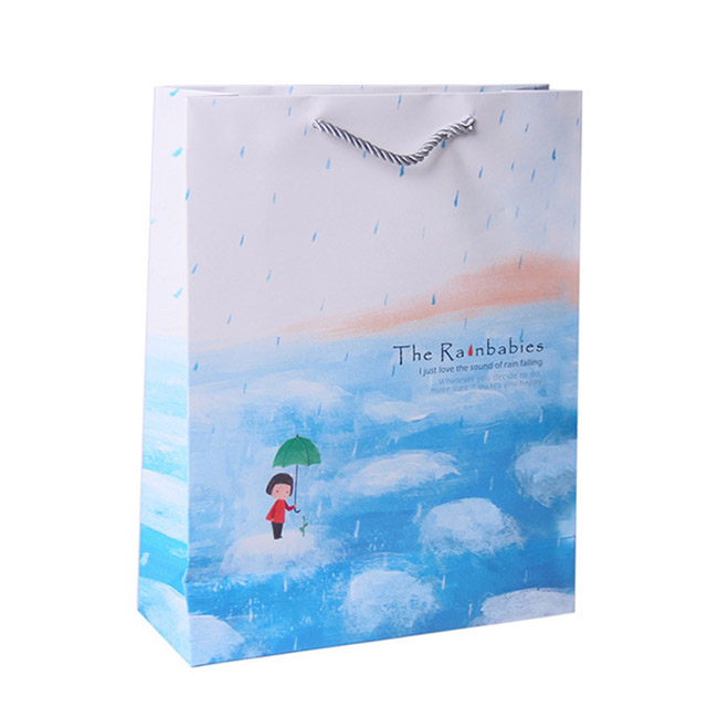 Color Print Garment Shopping Paper Bag