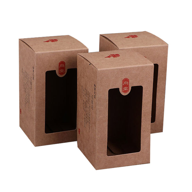 Color Print Brown Kraft Tea Package Paper Box
