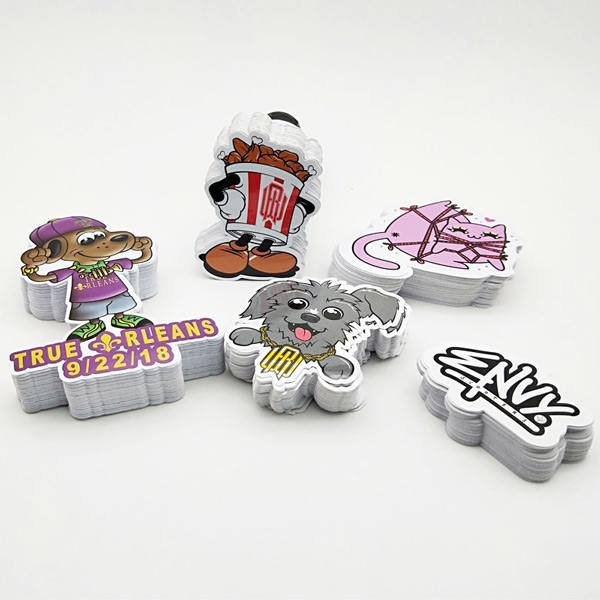 Die Cut Removable Vinyl Laptop Stickers 