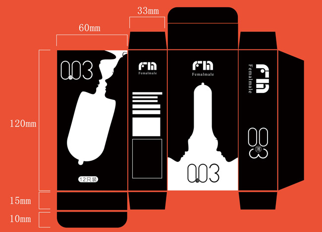 condoms box design