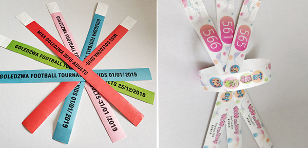 paper wristband printing