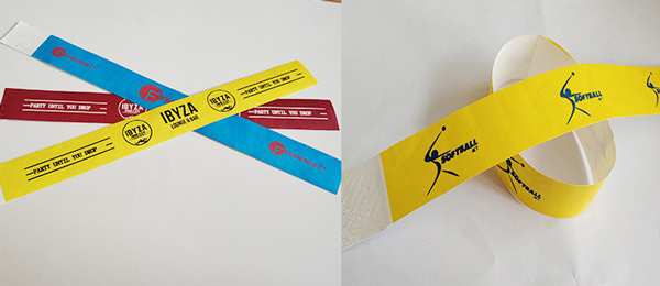 Tyvek Wristbands Printing