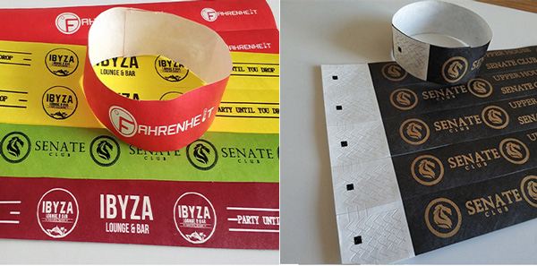 paper wristbands for events