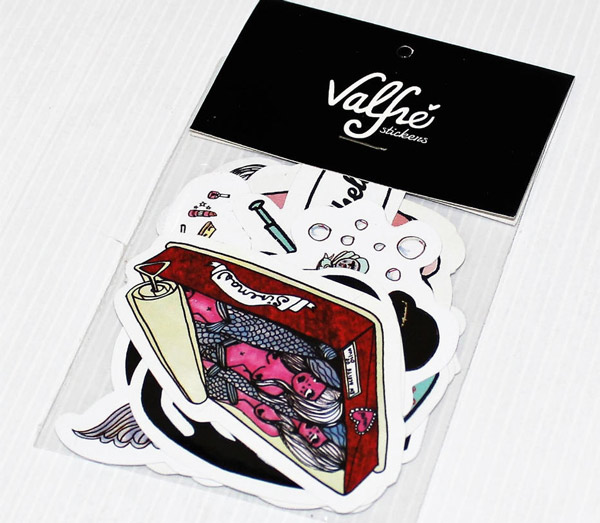 die cut sticker pack