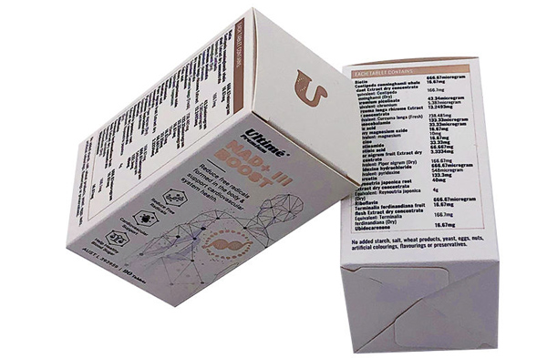 foil print cosmetic paper box