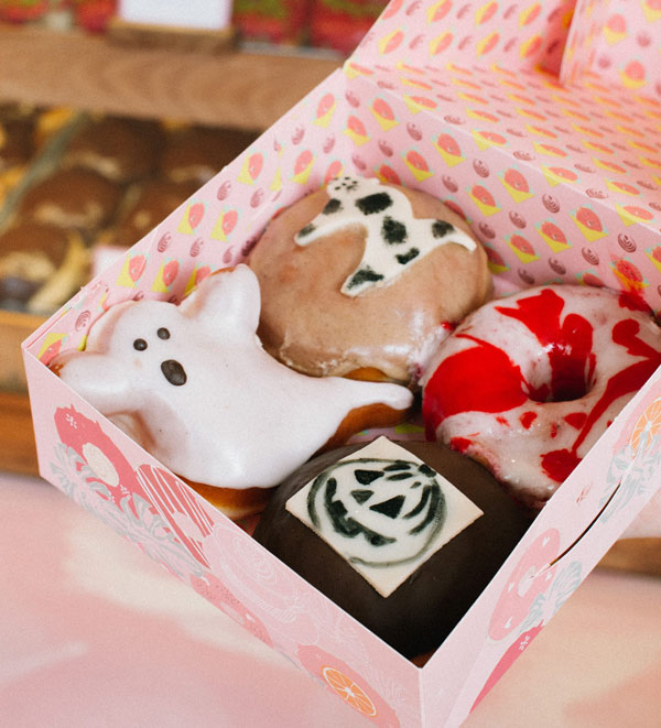 4 donut paper box