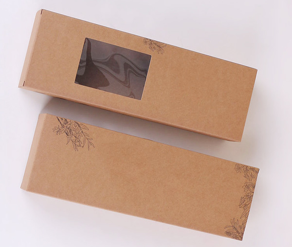PLA film window kraft box PLA film window kraft box