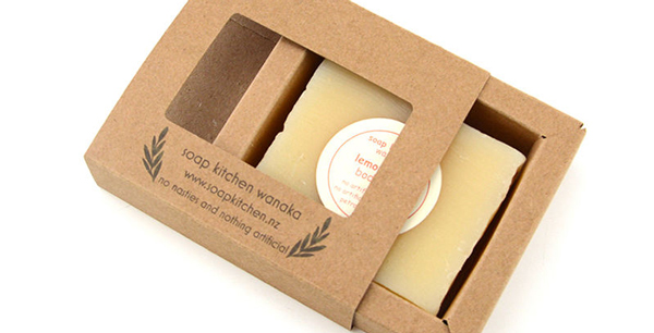 Screen Print Kraft Paper Box