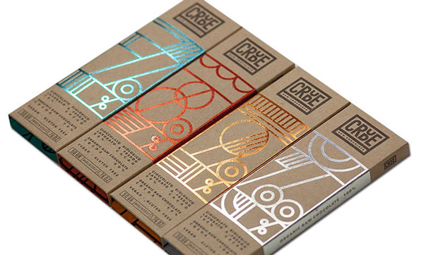 hot stamping kraft paper box