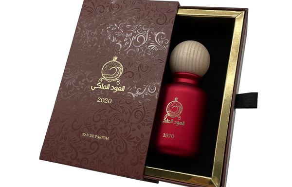 Hot Stamping Drawer Box with Spot UV Texture