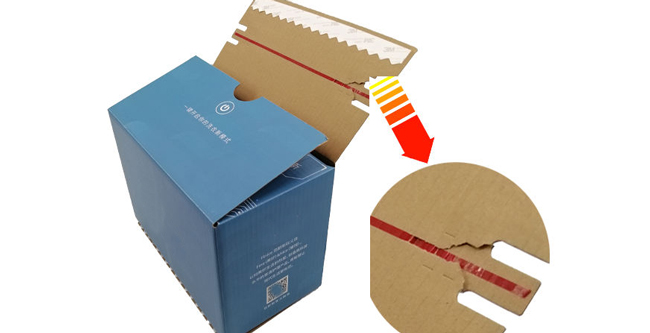Corrugated Shipping Box with Zipper Seal