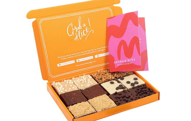 Empty Brownie Box Packaging