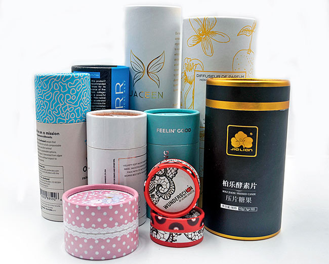 Various Cardboard Tube Packaging