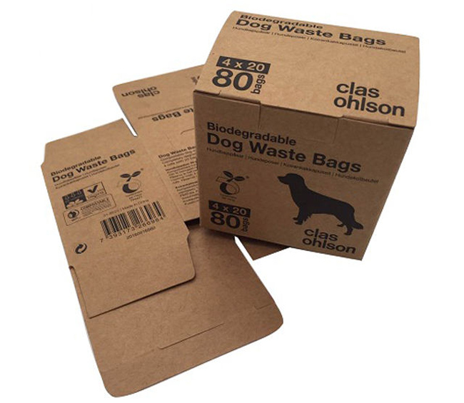 Black Ink Printed Kraft Box