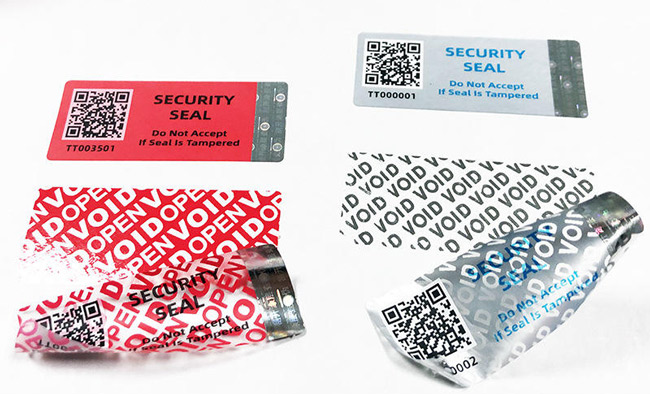 Seal Security Sticker Labels