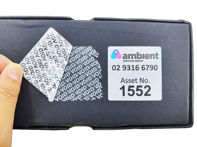 Custom Branded Void Labels