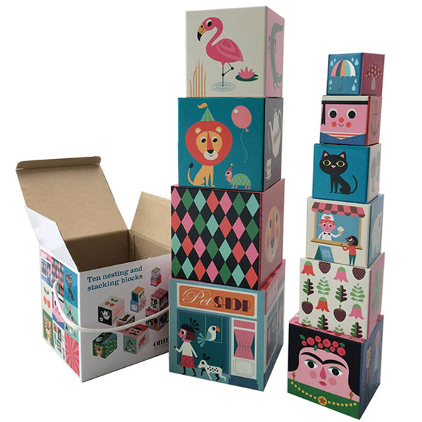 Custom Branded Cardboard Stacking Blocks