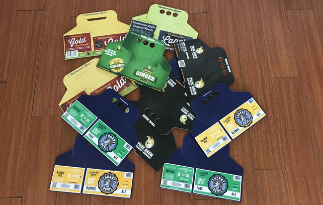 4-6 Pack Beer Carrier Box