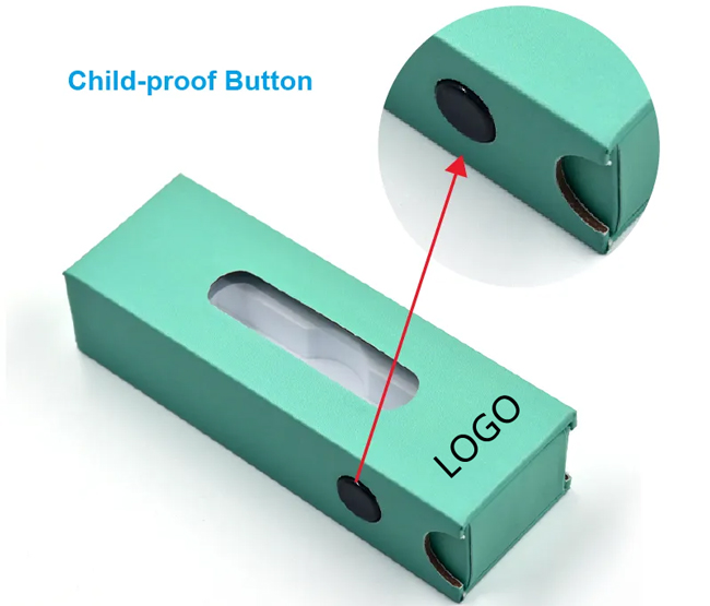 Child Proof Button Rigid Box Child Proof Button Rigid Box