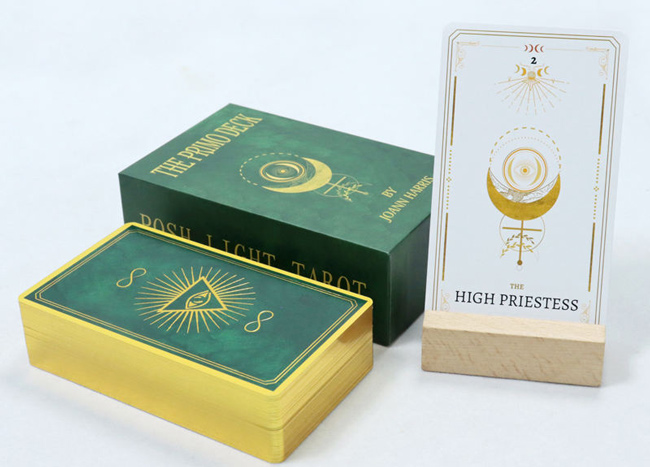 Custom Printed Gold Edge Oracle Cards