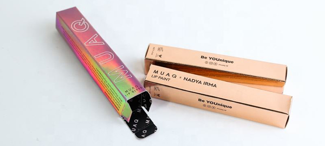 2 Sides Printed Eyeliner Paper Packaging Boxes