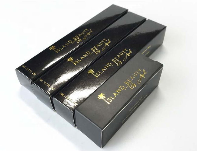 Gold Hot Stamping Packaging Paper Boxes for Cosmetics