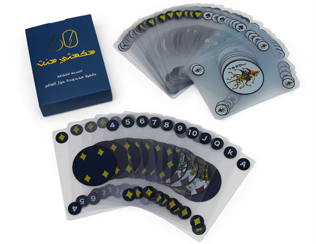 Plastic PVC Bridge Playing Cards Set Plastic PVC Bridge Playing Cards Set