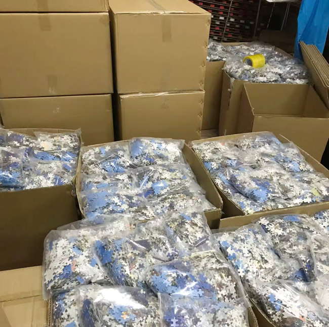 Jigsaw Puzzles Production Ready for Shipping Jigsaw Puzzles Production Ready for Shipping