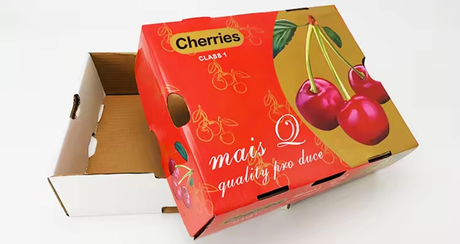 5kg Cherry Corrugated Packaging Box