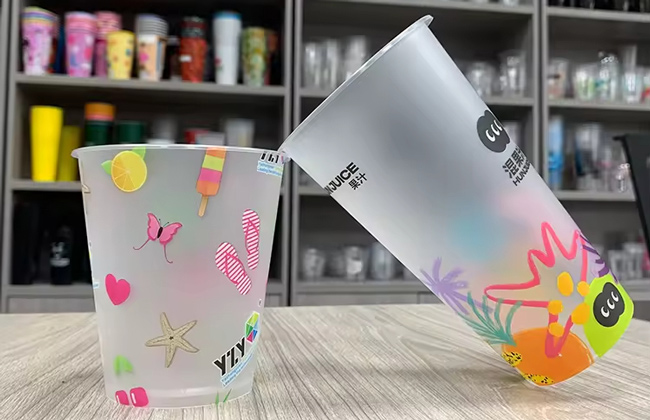 Custom Logo Printed PP Plastic Cups