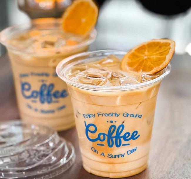 Clear PET Plastic Cups for Cold Drinks